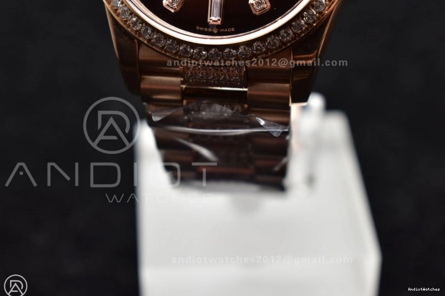 DayDate V RG Trendsetting A2836 Best Bracelet 36 666 Version President BPF On 1219